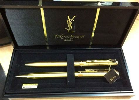 Yves Saint Laurent Ballpoint Pen Black Refills 2 x Pack Genuine